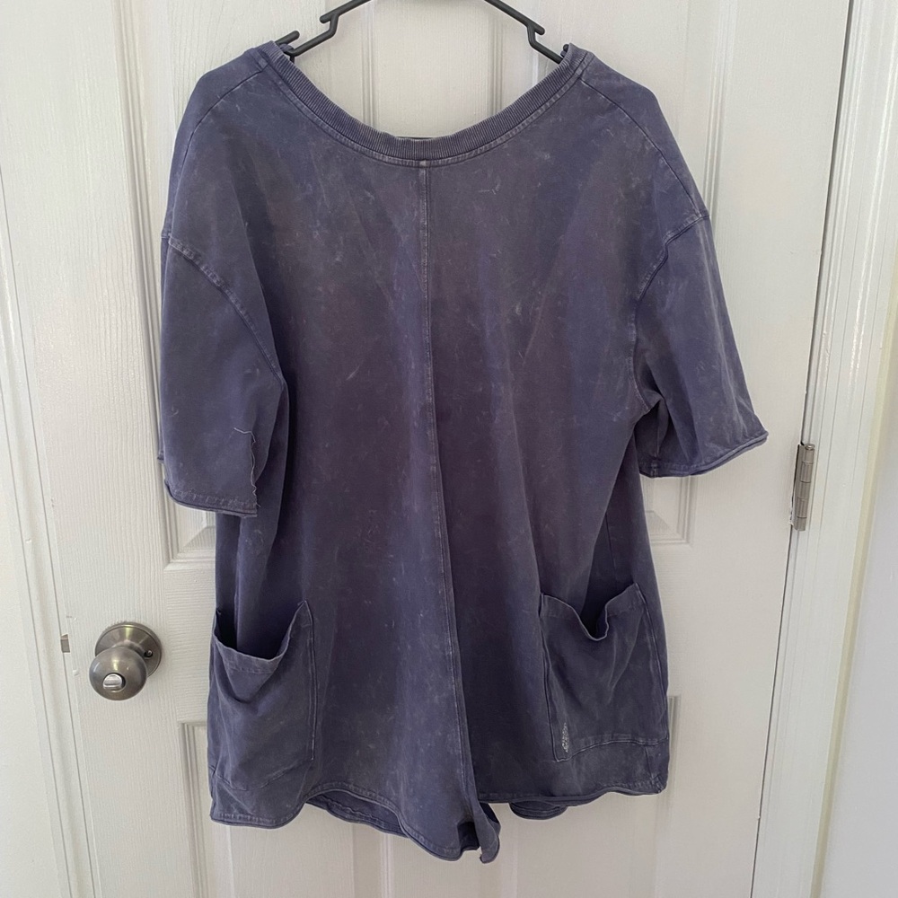 Free People Purple Romper